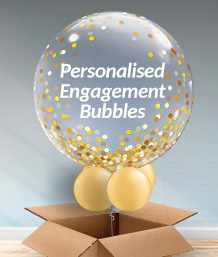 Personalised Engagement Bubble Balloons | Party Save Smile